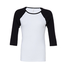 3/4-Sleeve Contrast Raglan T-Shirt