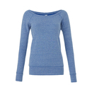 Women's Sponge Fleece Wide Neck Sweatshirt