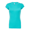 Sheer Rib Crew Neck T-Shirt