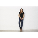 Sheer Rib Scoop Neck T-Shirt