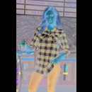 Women`s Woven Plaid Flannel Shirt