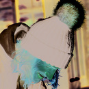 Fur Pom Pom Chunky Beanie