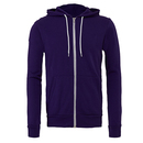 Unisex Zip-Up Poly-Cotton Fleece Hoodie