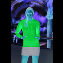 Lightweight Hooded Sweat Lady-Fit