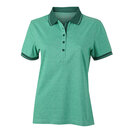 Ladies` Heather Polo