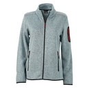 Ladies` Knitted Fleece Jacket