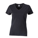 Ladies` Slim Fit V-T