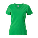 Ladies` Slim Fit V-T