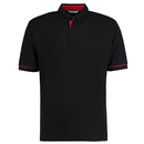 Button Down Collar Contrast Polo Shirt