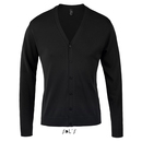 Golden Men V-Neck Knitted Cardigan