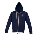 Hooded Zipped Jacket Silver