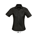 Ladies Oxford Short-Sleeved Blouse Elite