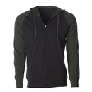 Men´s Lightweight Jersey Raglan Zip Hood