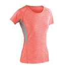 Fitness Womens Tech Panel Marl T-Shirt