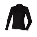 Ladies Long Sleeved Stretch Polo
