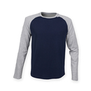 Mens Long Sleeved Baseball T