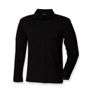 Mens Long Sleeved Stretch Polo