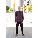 Men`s Brushed Check Casual Shirt