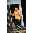 Hi Vis Zip Hoodie