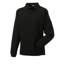 Workwear-Sweatshirt mit Kragen und Knopfleiste