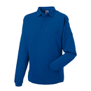 Workwear sweatshirt with collar and placket