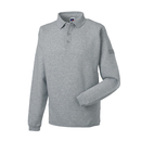 Workwear-Sweatshirt mit Kragen und Knopfleiste