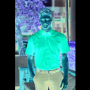 Men´s Short Sleeve Polycotton Poplin Shirt