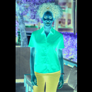 Ladies? short sleeve polycotton poplin shirt