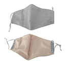 Stoffmaske Modell: Trina inkl. 2 Wechselfilter, unbedruckt grau
