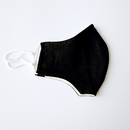 Stoffmaske Modell: James, unbedruckt schwarz