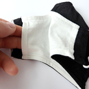 Stoffmaske Modell: James, unbedruckt schwarz