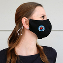 Stoffmaske Modell: James, bedruckt schwarz
