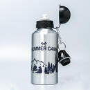 Aluminium Trinkflasche Silber 400 ml