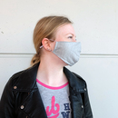 Stoffmaske Modell: Trina inkl. 2 Wechselfilter, unbedruckt grau