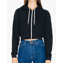 Women`s Flex Fleece Cropped Zip Hooded Sweatshirt