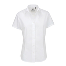Poplin camicia patrimonio camicia manica corta / donne