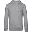 Giacca con cappuccio biologico con zip