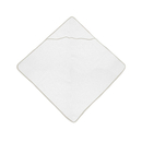 Piped Border Baby Towel With Hood Velour