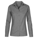 Camisa Oxford de manga larga para mujer