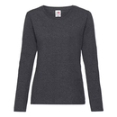Ladies Valueweight Longs Sleeve T