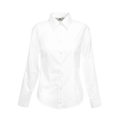 Camisa Oxford de manga larga para mujer