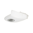 Flat round visor cap