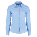 Camisa de popelina de corte a medida para mujer de manga larga