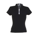 Regular Fit Corporate Top V Neck Mandarin Collar