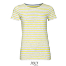 Women`s Round Neck Striped T-Shirt Miles