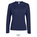 Camiseta deportiva de manga larga para mujer Sporty