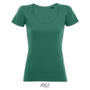 Camiseta de mujer Metropolitan de corte bajo con cuello redondo
