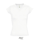 Camiseta con cuello en V para mujer Moon