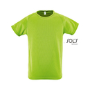 Kids` Raglan Sleeved T-Shirt Sporty