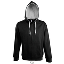 Contrasted Zipped Hooded Jacket Soul Men